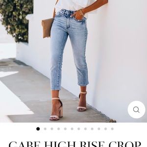 Gabe high rise jeans sold by VICI